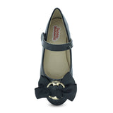 RABIA Black Ballet Flat for Little Girls
