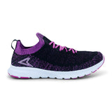 Power Purple-Black Sporty Sneaker for Women - batabd