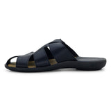 Bata Black Men's Chappals - batabd